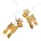 Decorative 10Led String Lights Metal Gold Reindeer