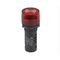 Indicator Lamp with Screw Mount Φ22 With BUZZER+Flash 12VAC/DC Red