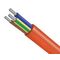SILICONE CABLE 3X0.75mm² STRANDED TIN-PLATED RED SGL