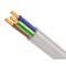 SILICONE CABLE 3X0.50mm² FIRE RESISTANT RED COPPER WHITE 100m SGL