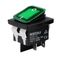 LARGE ROCKER SWITCH 4P WITH LAMP ON-OFF 10Α/250V IP65 GREEN HY12-15 KED