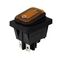 LARGE ROCKER SWITCH 4P WITH LAMP ON-OFF 22A/250V IP65 ORANGE WR210 HNO