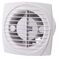 Indoor Bathroom Fan 10cm 15W with Valve + Timer White