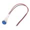 Indicator Led Lamp with Screw Mount/Cable Φ10  12VAC/DC Blue
