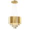 Lighting Fixture Champagne Gold + Clear 5 x E14  13800-360