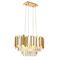 Lighting Fixture Champagne Gold + Clear 4 x E14  13800-361