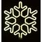 Πλαστική Χριστουγεννιάτικη Νιφάδα Χιονιού 300 Led Neon Θερμό Λευκό 935-116