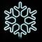 Πλαστική Χριστουγεννιάτικη Νιφάδα Χιονιού 300 Led Neon Ψυχρό Λευκό 935-115