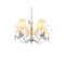 Lighting Fixture Goldwhite patine + Gold + Beige 5 x E14 13800-434