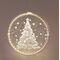 Διακοσμητικό 3D Χριστουγεννιάτικο Δέντρο Ακρυλικό 36 Led Θερμό Λευκό με USB Καλώδιο 936-101