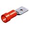 SLIDE CABLE LUG INSULATED MALE RED 4.8 M1-4.8V/8 CHS 100pcs