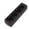 Safety Power Strip 4 Outlet Without Cable Black 721