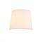 Fabric Lampshade with Metallic Base Suitable for Wall Lights with E27 Bulb White OD5610WSH