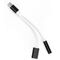 Adapter Cable Type-C to Type-C + 3.5mm Jack Black
