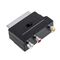 Converter SCART Plug To 3 RCA + In / Out Switch 051