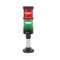 ECO60-Q02 Led Steady Light Cntinuous or Pulsing Tone Mount Base Red/Green 24VAC/DC AUER