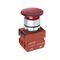 Flush Button Φ22 1NC Mushroom-Type With Red Light 24VAC/DC R2PIM4 CNTD