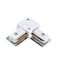 Single Phase Track L-Type Adapter White EL