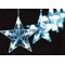 Χριστουγεννιάτικα Αστέρια Led Βροχή Ψυχρό Λευκό 100L 3m x 30/50cm Σταθερή Λειτουργία