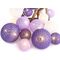 20 Led woven purple/white balls with batteries AA