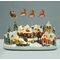 Decorative Village with 24 Led Warm White & Yellow with Batteries & Adapter 937-069
