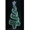 Μεταλλικό Χριστουγεννιάτικο Δέντρο Led Επίστηλο Οδικού Στολισμού 940-004