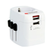 3P Pole World Travel Adapter With Intergrated USB Charger for More Than 100 Destinations SKROSS