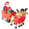 Inflatable Santa Sleigh & Two Reindeers with Led Lights 939-011