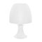 Table Light 1 Bulb Plastic White 12349-005