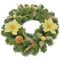 Christmas wreath with pine cones
