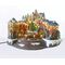 Decorative Snow Village with 62 LEDs Warm White with Batteries + Music