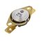 Metal Thermostat Horizontal SPST-NC 60° C 16A 250V AC
