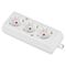 Multiple Power Socket 3 Outlet Without Cable White 720